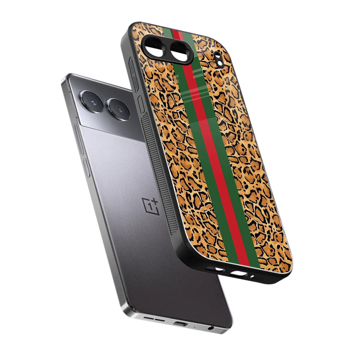 Exotic Edge sleek oneplus nord 4 cover with tempered glass back and TPU edges