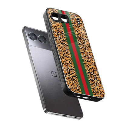 Exotic Edge sleek oneplus nord 4 cover with tempered glass back and TPU edges