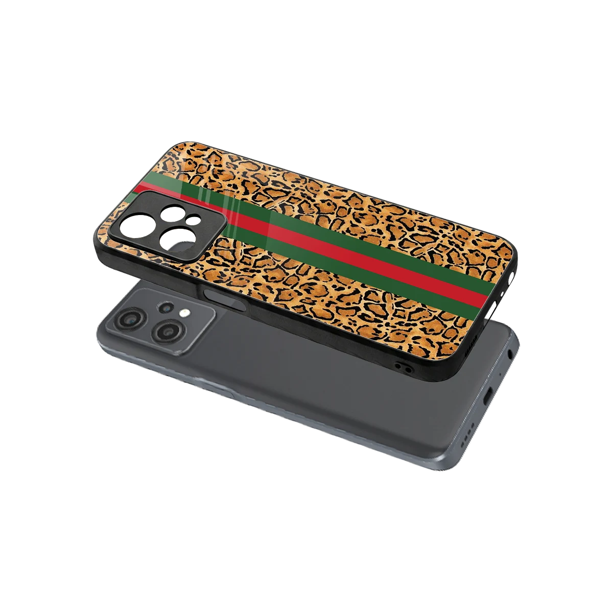 Exotic Edge sleek oneplus nord ce 2 lite cover with tempered glass back and TPU edges