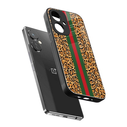 Exotic Edge sleek oneplus nord ce 3 cover with tempered glass back and TPU edges