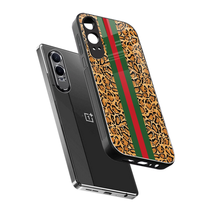 Exotic Edge sleek oneplus nord ce 4 lite cover with tempered glass back and TPU edges
