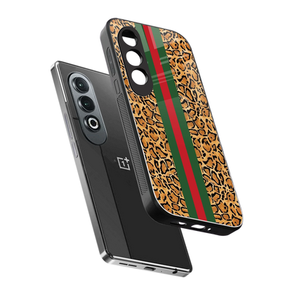 Exotic Edge sleek oneplus nord ce 4 cover with tempered glass back and TPU edges