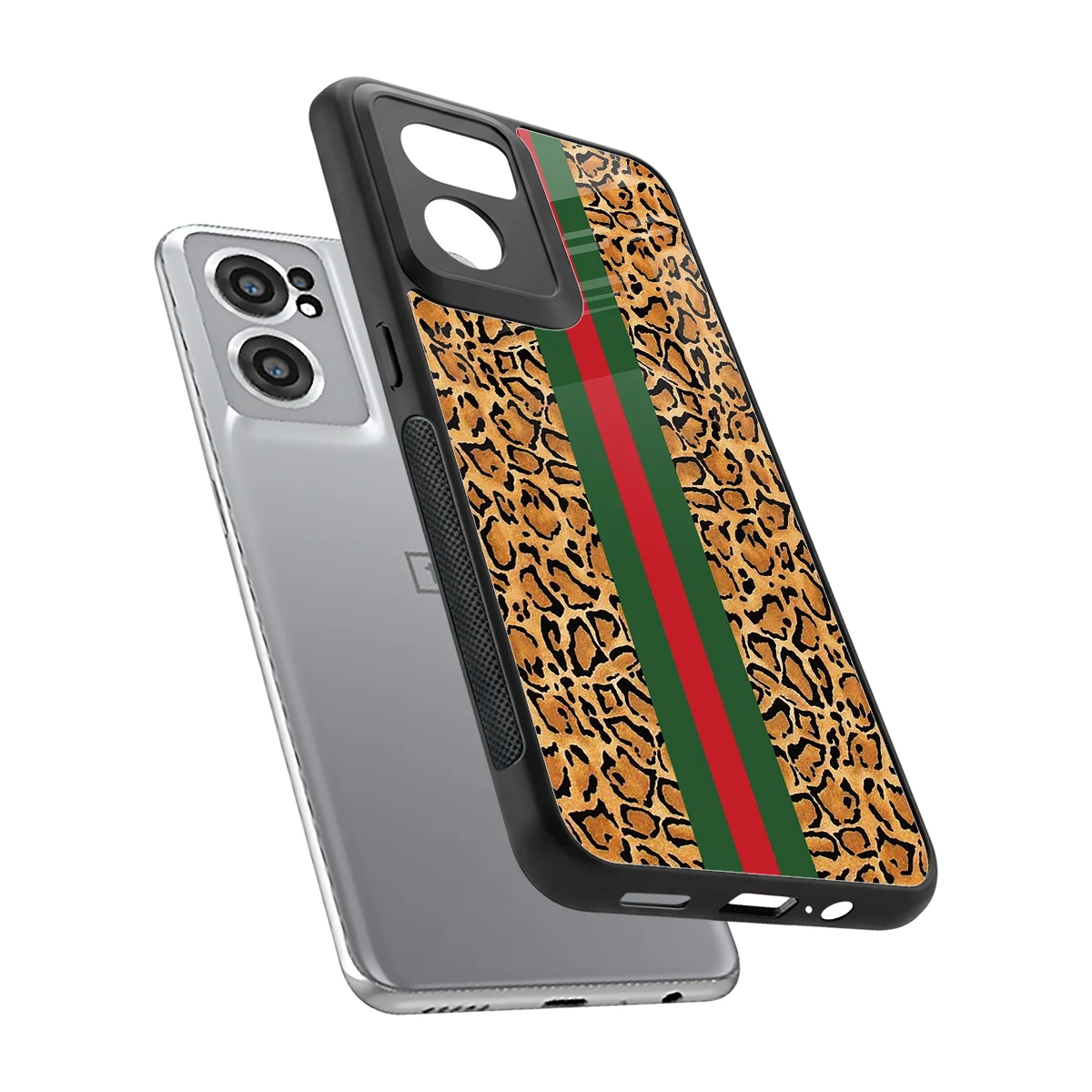 Exotic Edge sleek oneplus nord ce 2 cover with tempered glass back and TPU edges