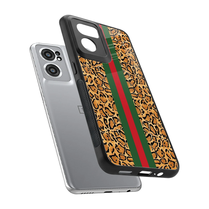 Exotic Edge sleek oneplus nord ce 2 cover with tempered glass back and TPU edges