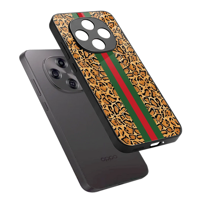 Exotic Edge sleek oppo f31 pro 5g cover with tempered glass back and TPU edges