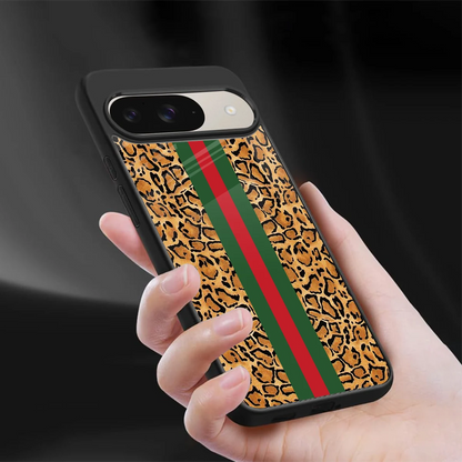 Exotic Edge sleek google pixel 9 cover with tempered glass back and TPU edges