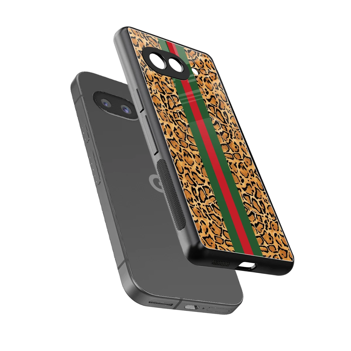 Exotic Edge sleek google pixel 10a cover with tempered glass back and TPU edges