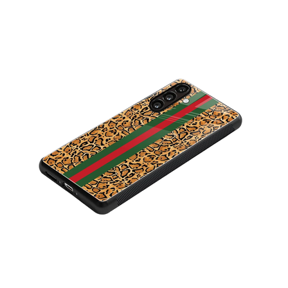 Exotic Edge stylish phone case for samsung galaxy a55 5g | glossy glass and slim fit