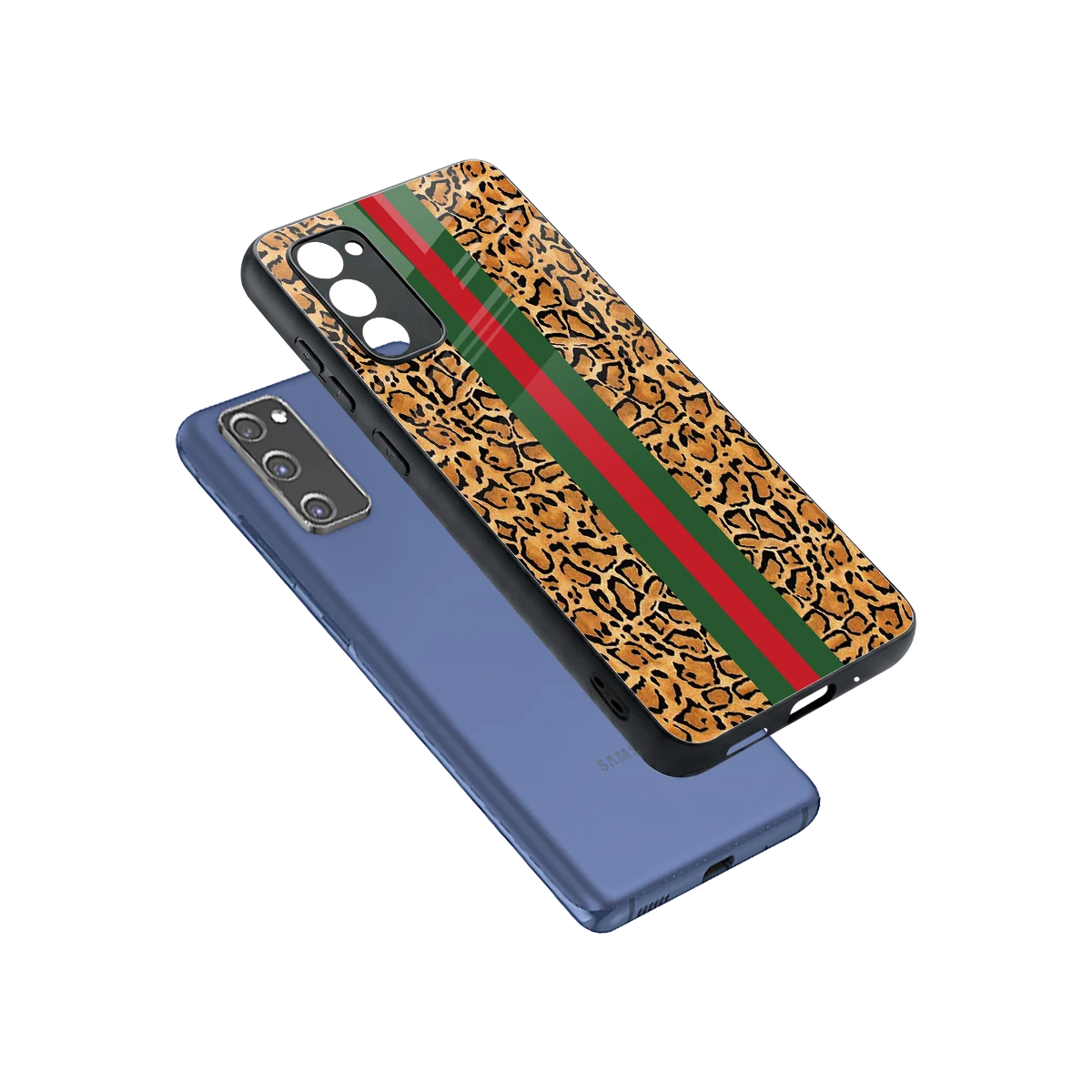 Exotic Edge sleek samsung galaxy s20 fe cover with tempered glass back and TPU edges