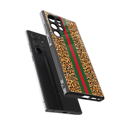 Exotic Edge sleek samsung galaxy s23 ultra cover with tempered glass back and TPU edges