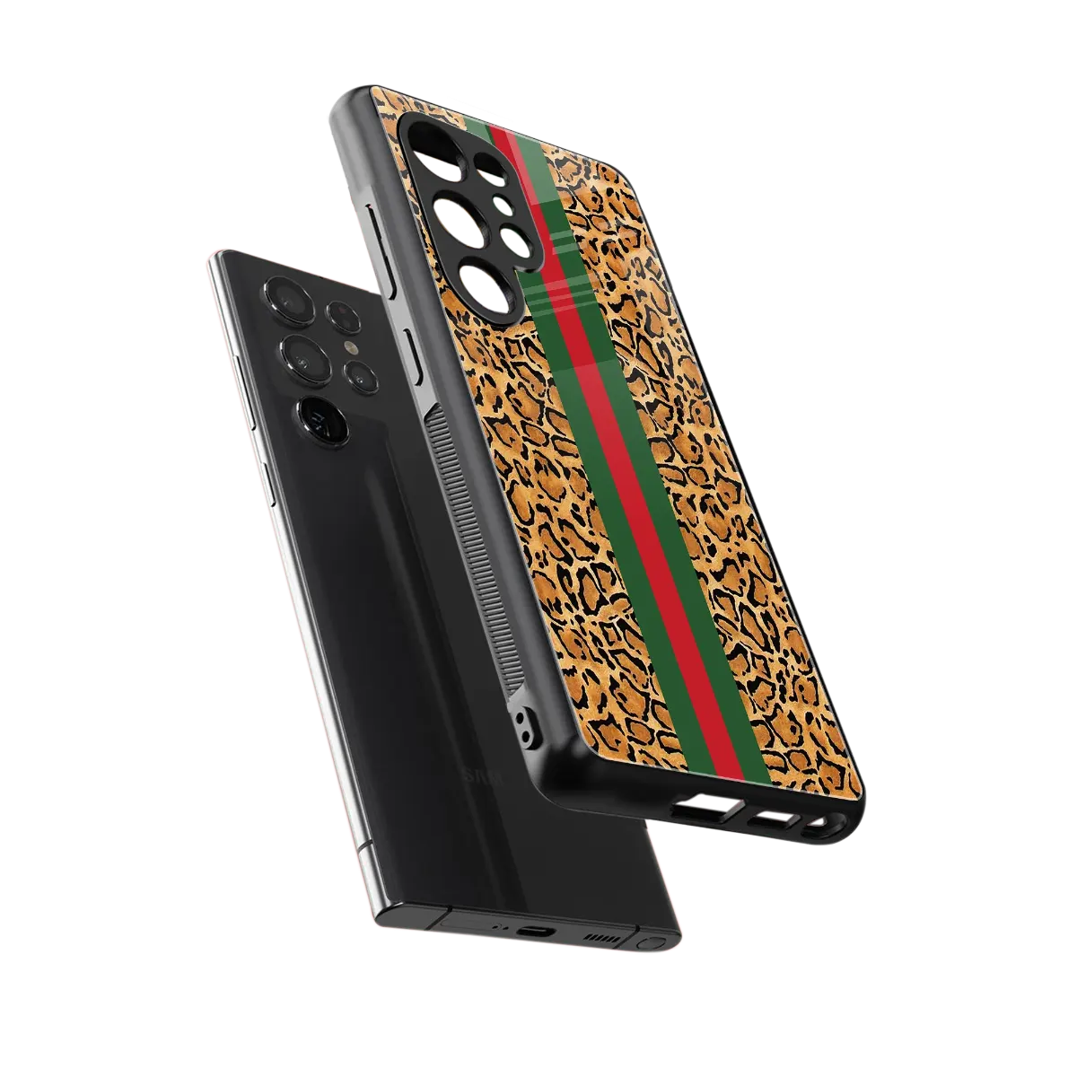 Exotic Edge sleek samsung galaxy s25 ultra cover with tempered glass back and TPU edges