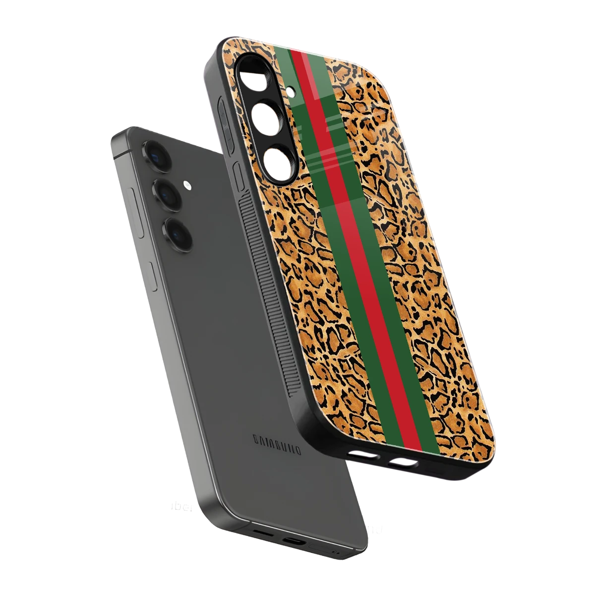 Exotic Edge sleek samsung galaxy s24 cover with tempered glass back and TPU edges
