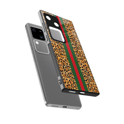 Exotic Edge sleek vivo v30 cover with tempered glass back and TPU edges