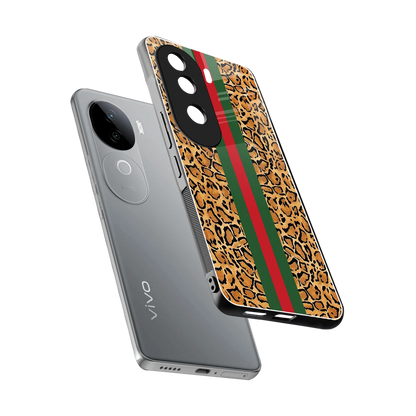 Exotic Edge sleek vivo v40e cover with tempered glass back and TPU edges