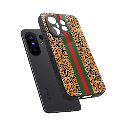 Exotic Edge sleek vivo x200 fe cover with tempered glass back and TPU edges
