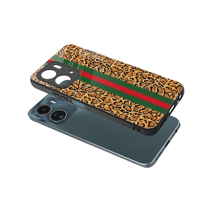 Exotic Edge sleek vivo y16 cover with tempered glass back and TPU edges