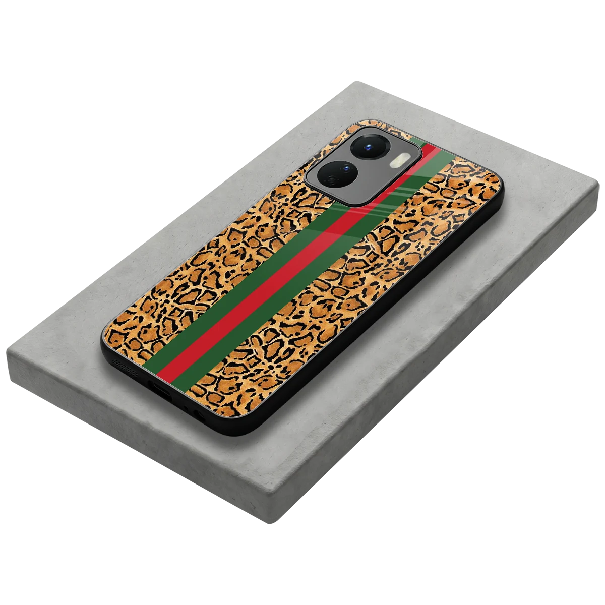 Exotic Edge stylish phone case for vivo y16 | glossy glass and slim fit