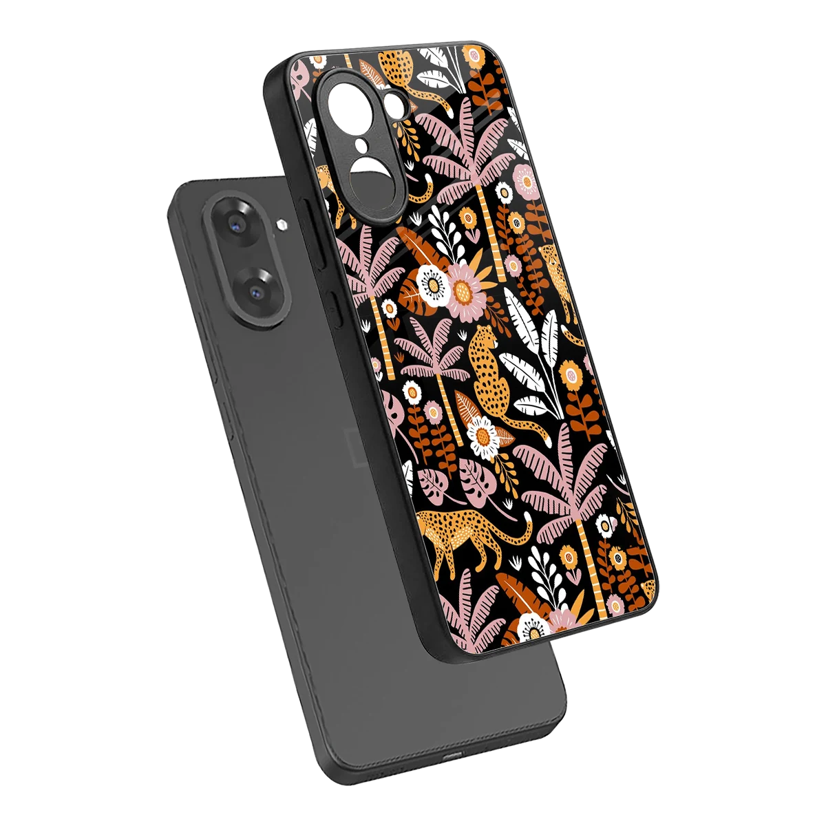 Exotic Paradise sleek oneplus nord ce5 5g cover with tempered glass back and TPU edges