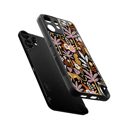 Exotic Paradise sleek cmf nothing phone 2 pro cover with tempered glass back and TPU edges