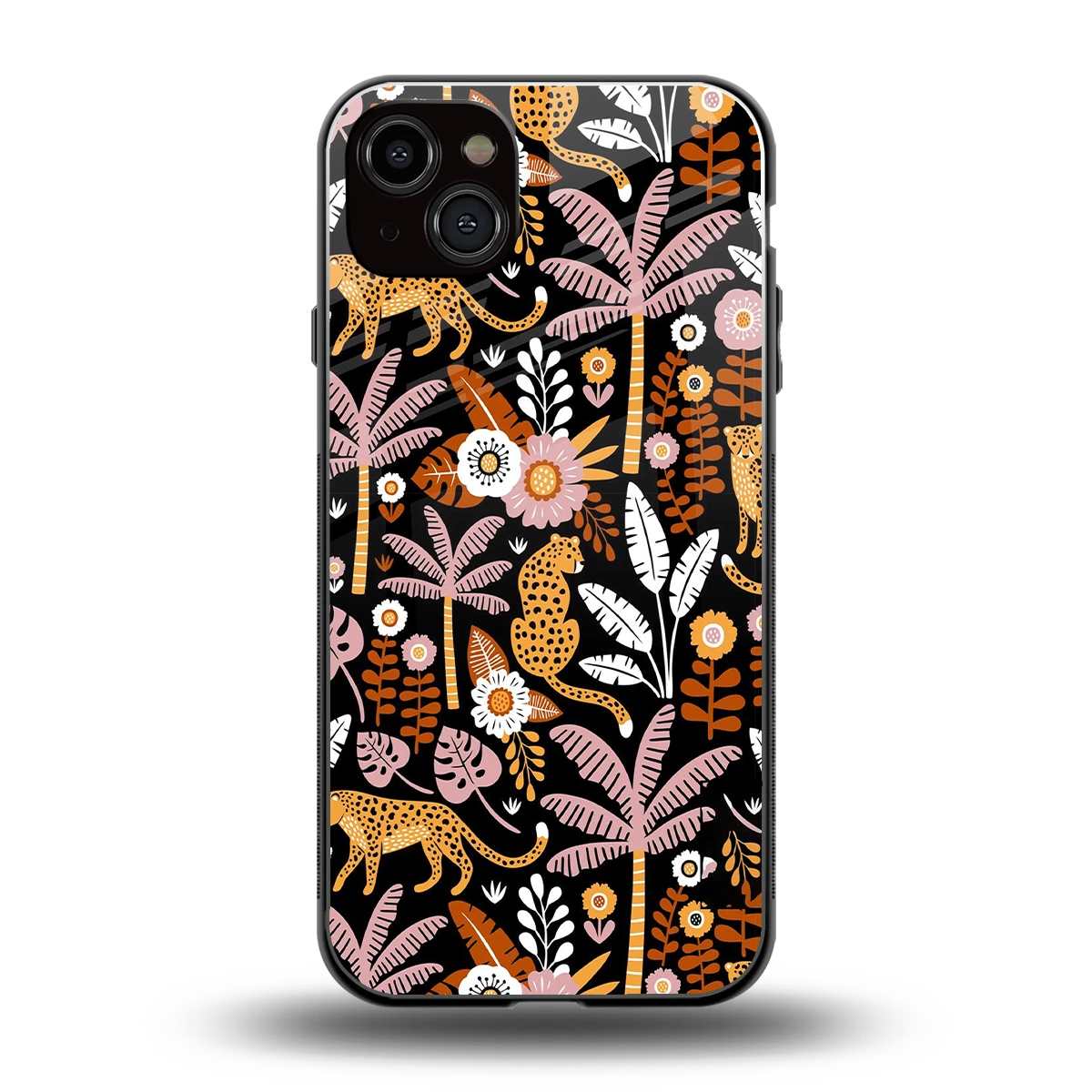 Exotic Paradise back phone cover | glass case for iphone 14 plus