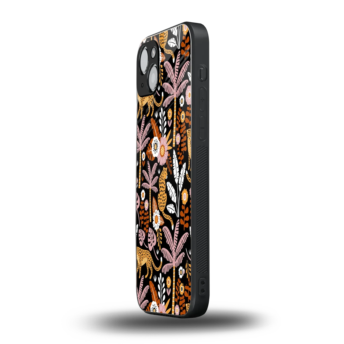 Exotic Paradise iphone 14 plus mobile cover | shockproof glass phone case