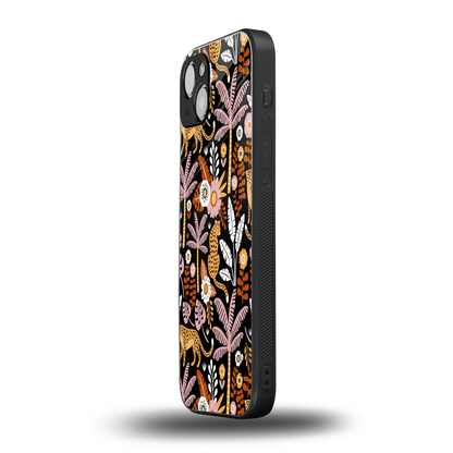 Exotic Paradise iphone 14 plus mobile cover | shockproof glass phone case