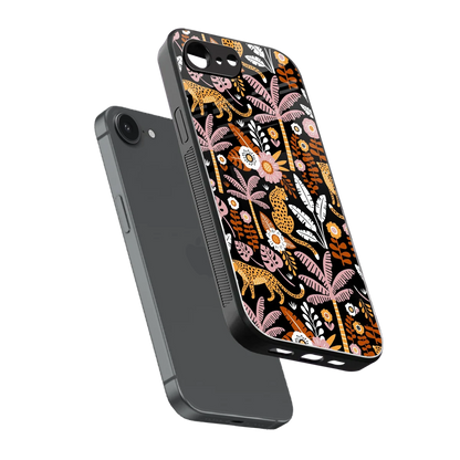 Exotic Paradise sleek iphone 17e cover with tempered glass back and TPU edges