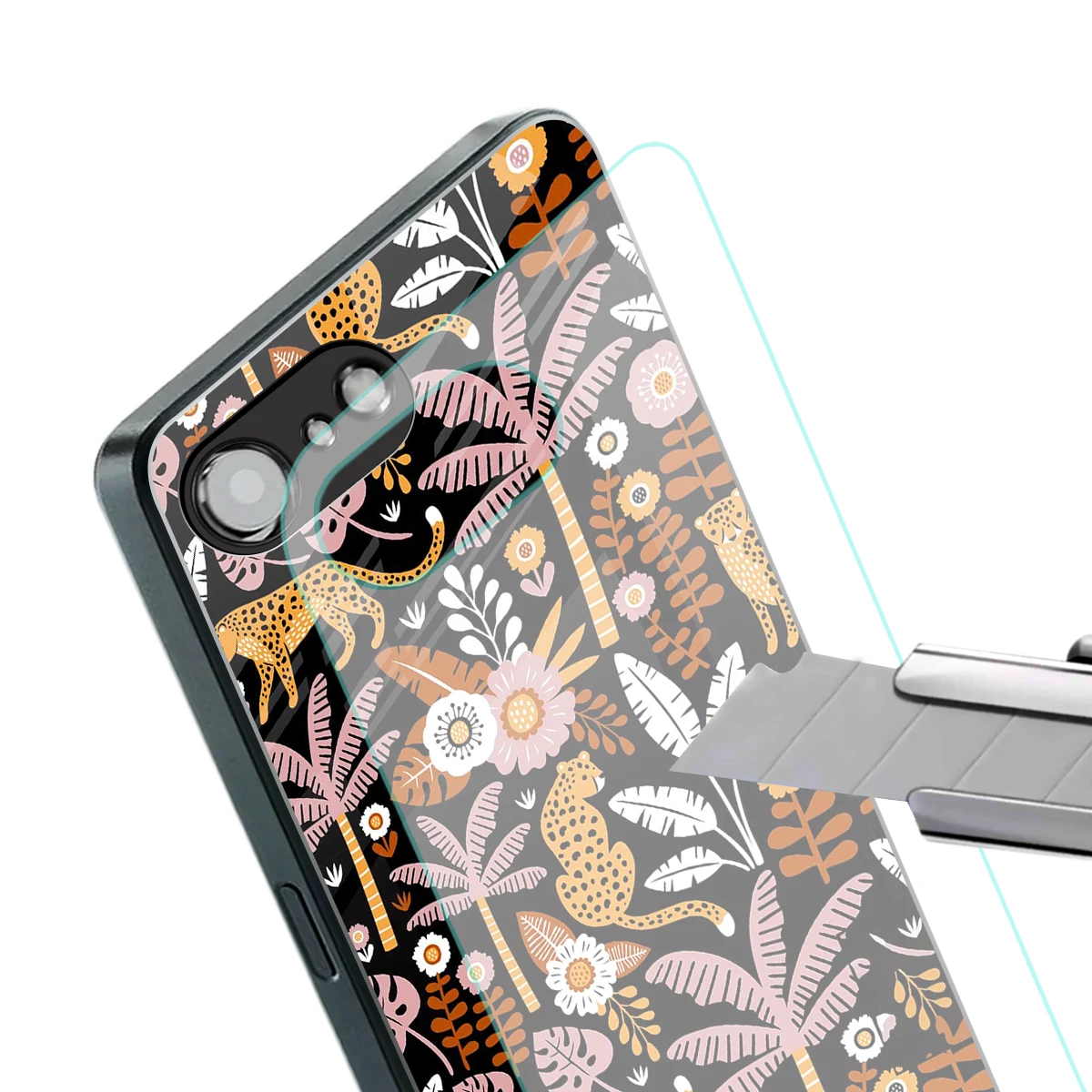 Exotic Paradise stylish phone case for iphone 17e | glossy glass and slim fit