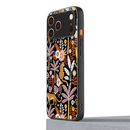 Exotic Paradise iphone 17 pro mobile cover | shockproof glass phone case