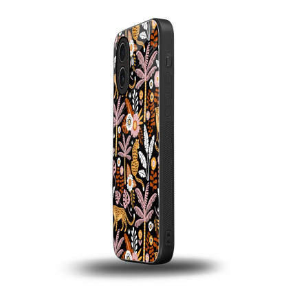 Exotic Paradise iphone 17 mobile cover | shockproof glass phone case
