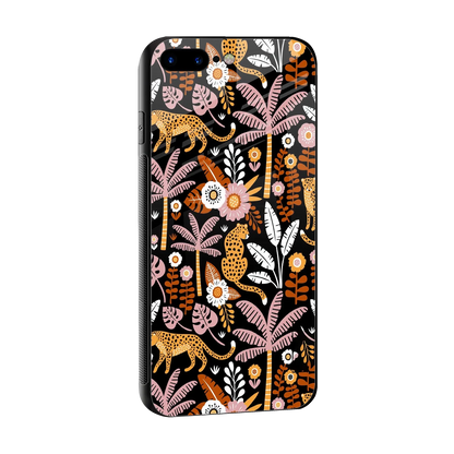 Exotic Paradise sleek iphone 8 plus cover with tempered glass back and TPU edges