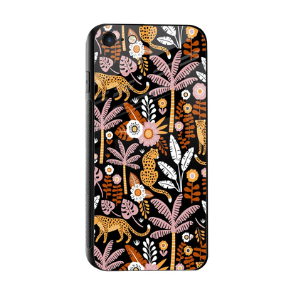 Exotic Paradise sleek iphone 7 cover with tempered glass back and TPU edges