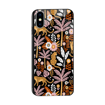 Exotic Paradise sleek iphone x cover with tempered glass back and TPU edges