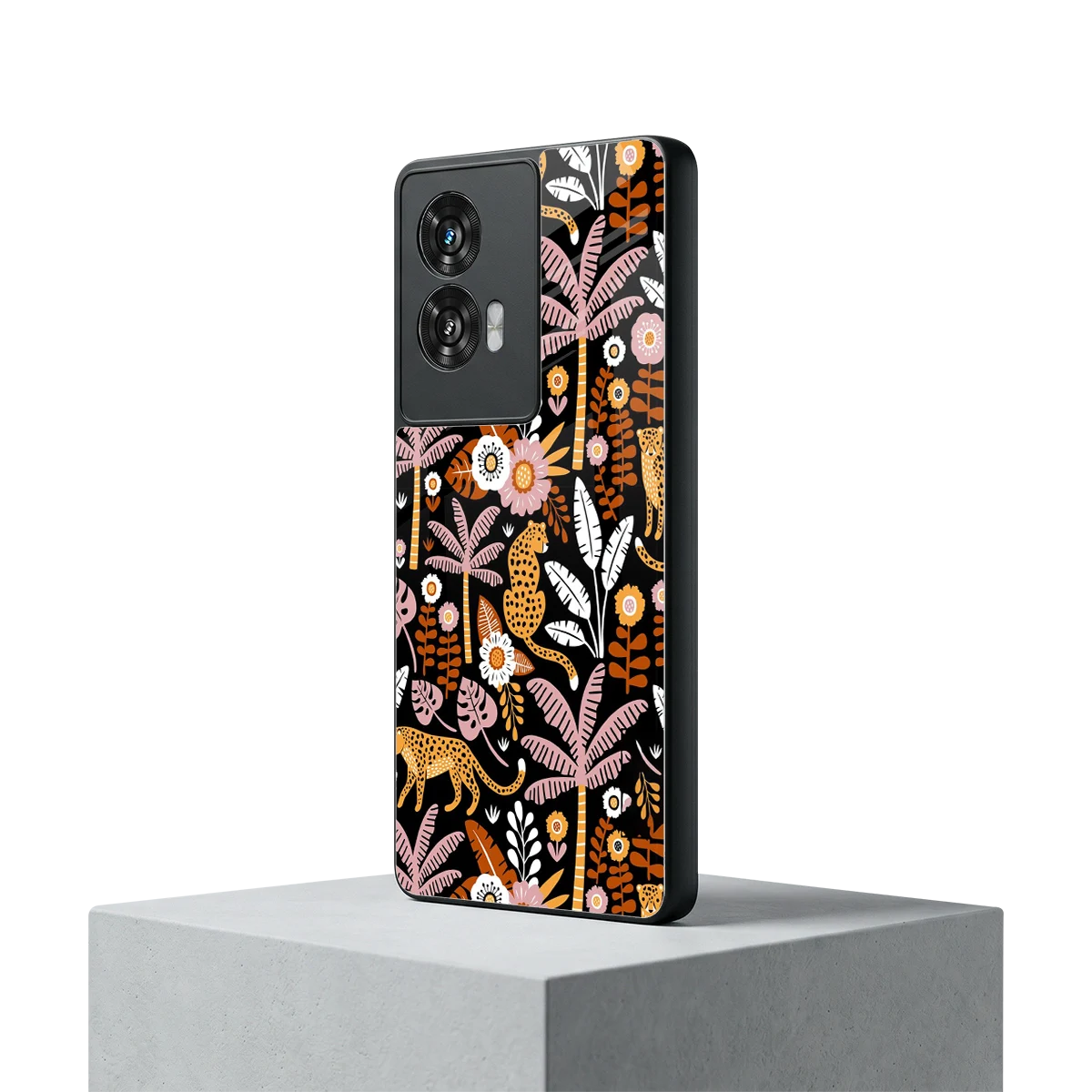 Exotic Paradise motorola edge 50 fusion mobile cover | shockproof glass phone case