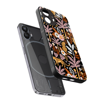 Exotic Paradise sleek nothing phone 2 cover with tempered glass back and TPU edges