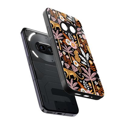 Exotic Paradise sleek nothing phone 2a plus cover with tempered glass back and TPU edges