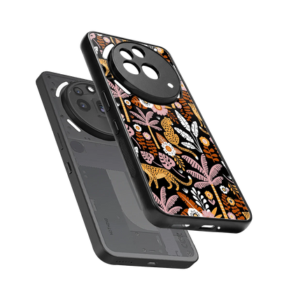 Exotic Paradise sleek nothing phone 3a pro cover with tempered glass back and TPU edges