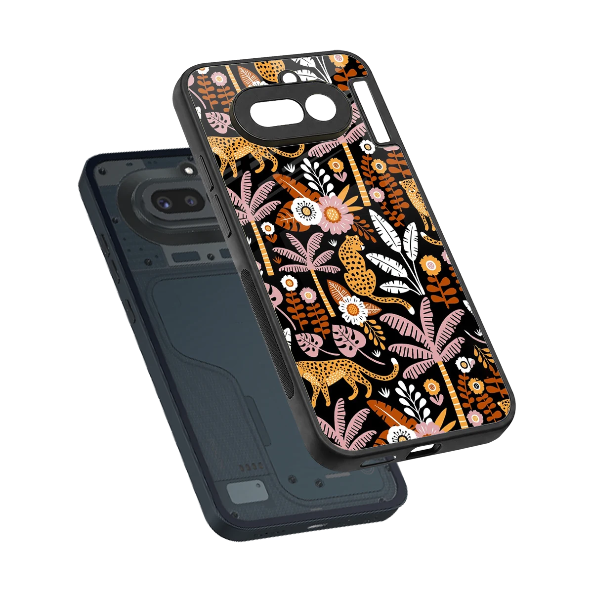 Exotic Paradise sleek nothing phone 4a cover with tempered glass back and TPU edges