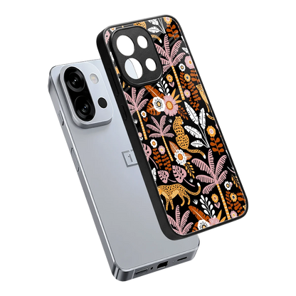 Exotic Paradise sleek oneplus 13s cover with tempered glass back and TPU edges