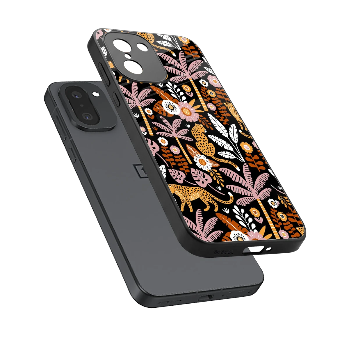 Exotic Paradise sleek oneplus 15r cover with tempered glass back and TPU edges