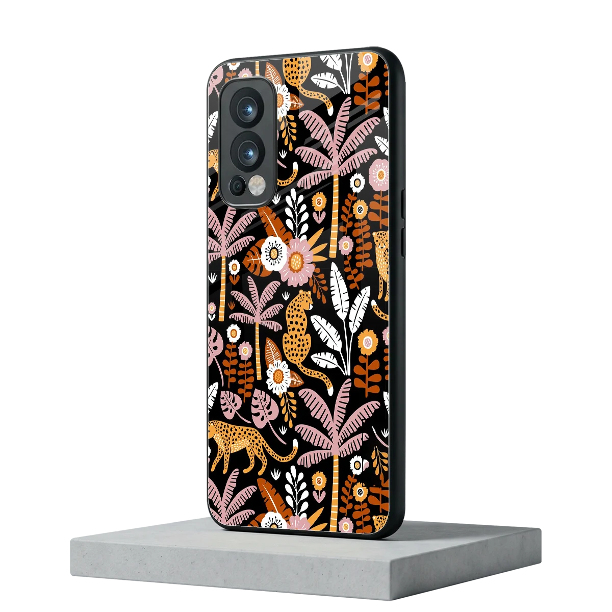 Exotic Paradise oneplus nord 2 mobile cover | shockproof glass phone case