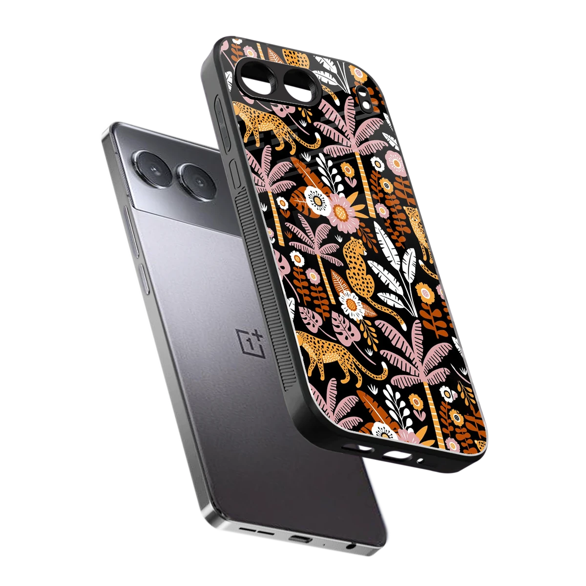 Exotic Paradise sleek oneplus nord 4 cover with tempered glass back and TPU edges