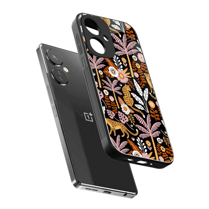 Exotic Paradise sleek oneplus nord ce 3 cover with tempered glass back and TPU edges