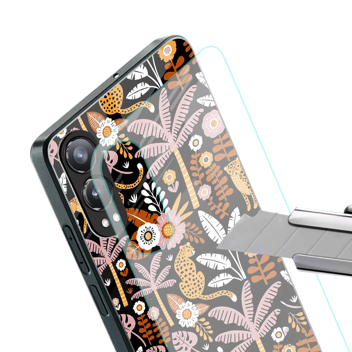 Exotic Paradise stylish phone case for oneplus nord ce 4 lite | glossy glass and slim fit