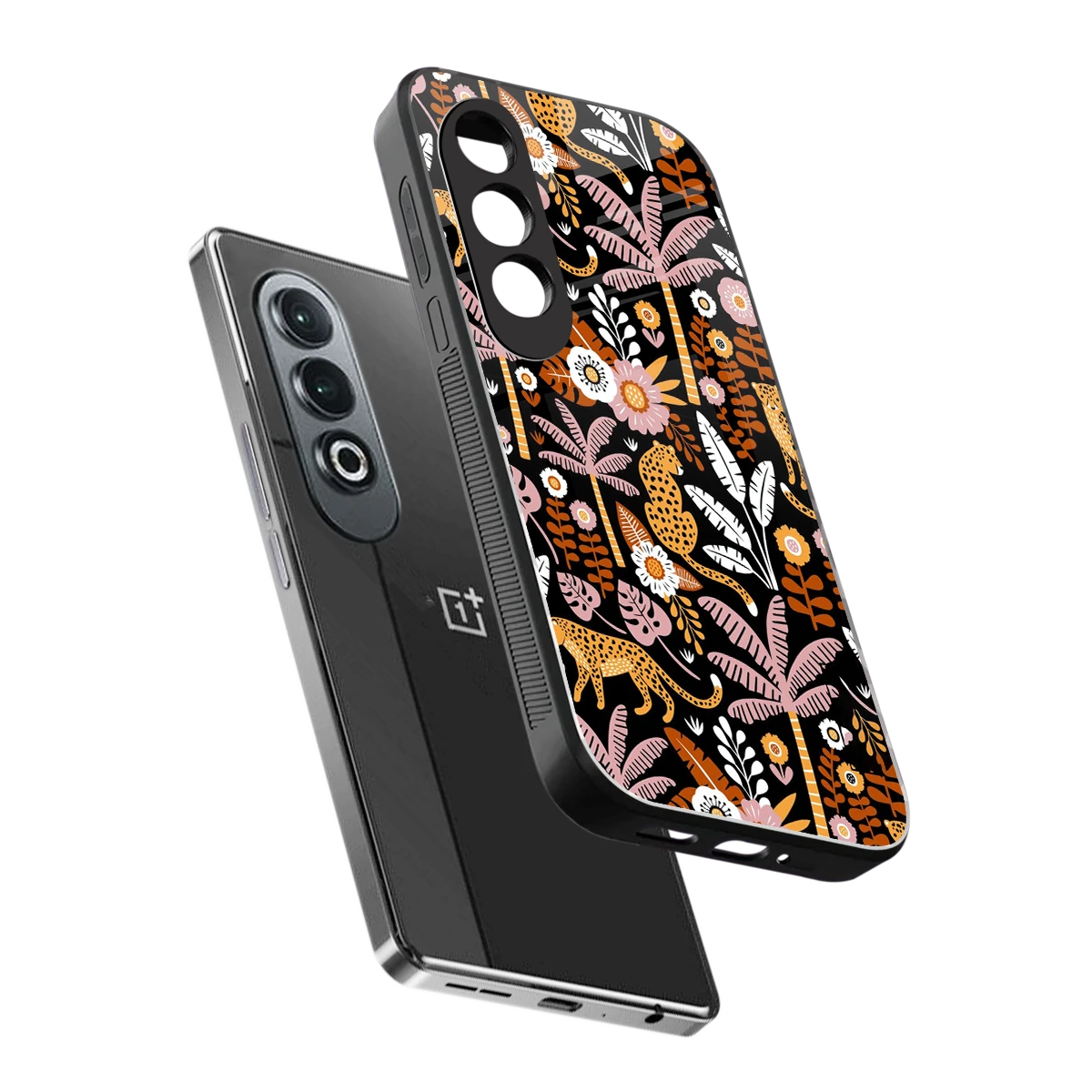 Exotic Paradise sleek oneplus nord ce 4 cover with tempered glass back and TPU edges