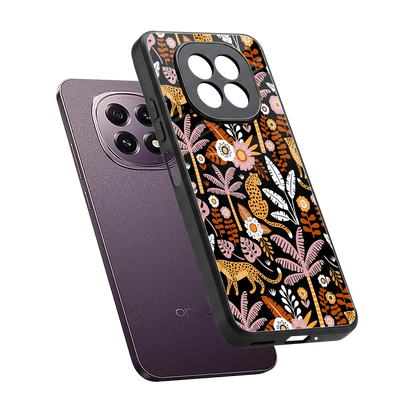 Exotic Paradise sleek oppo f29 5g cover with tempered glass back and TPU edges