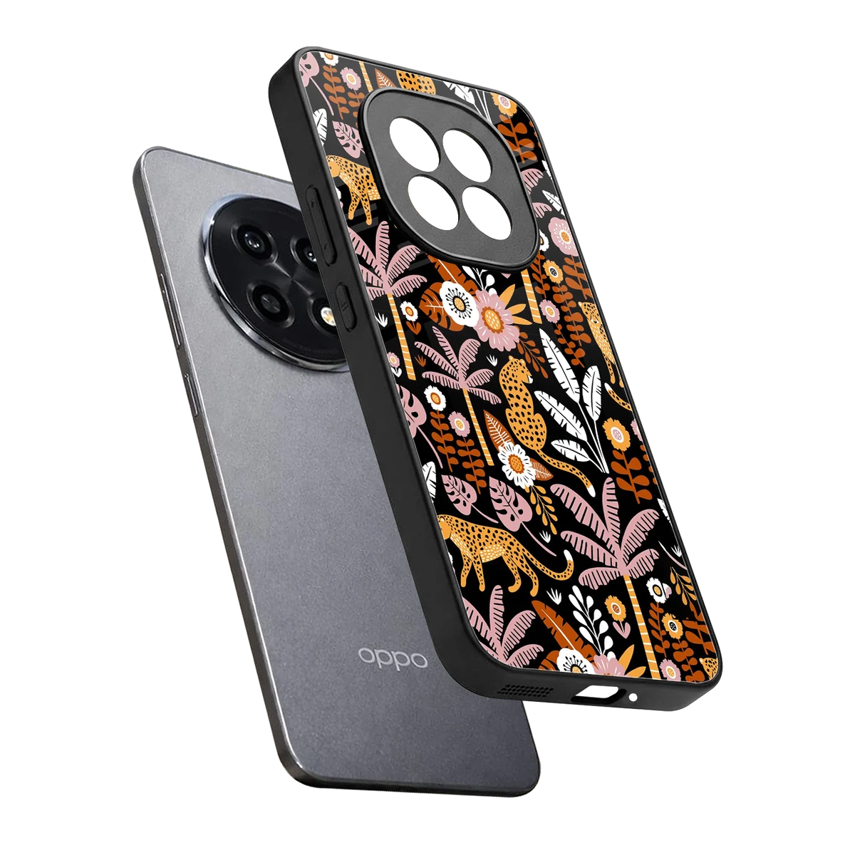 Exotic Paradise sleek oppo f29 pro 5g cover with tempered glass back and TPU edges
