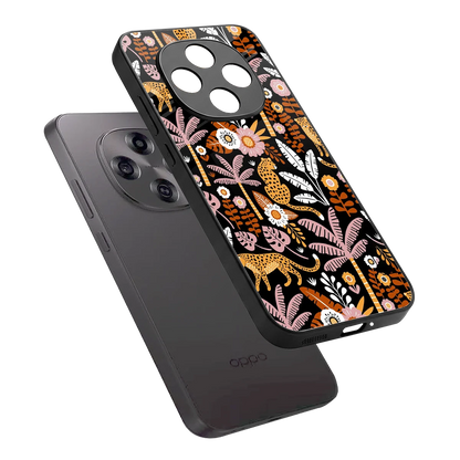Exotic Paradise sleek oppo f31 pro 5g cover with tempered glass back and TPU edges
