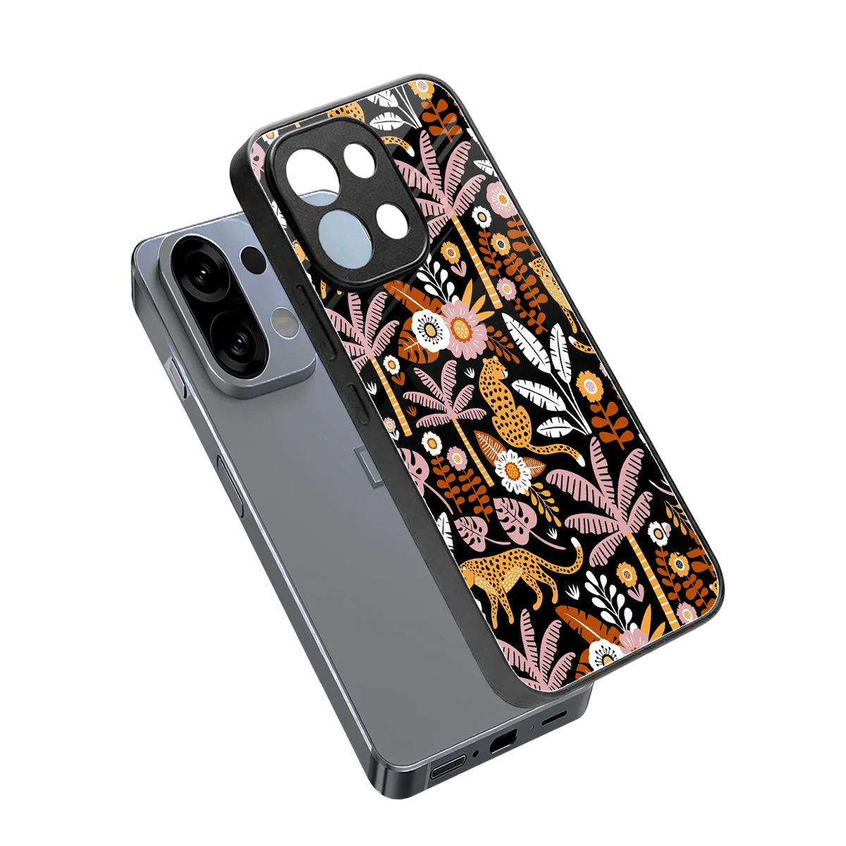 Exotic Paradise sleek oppo k13 5g cover with tempered glass back and TPU edges