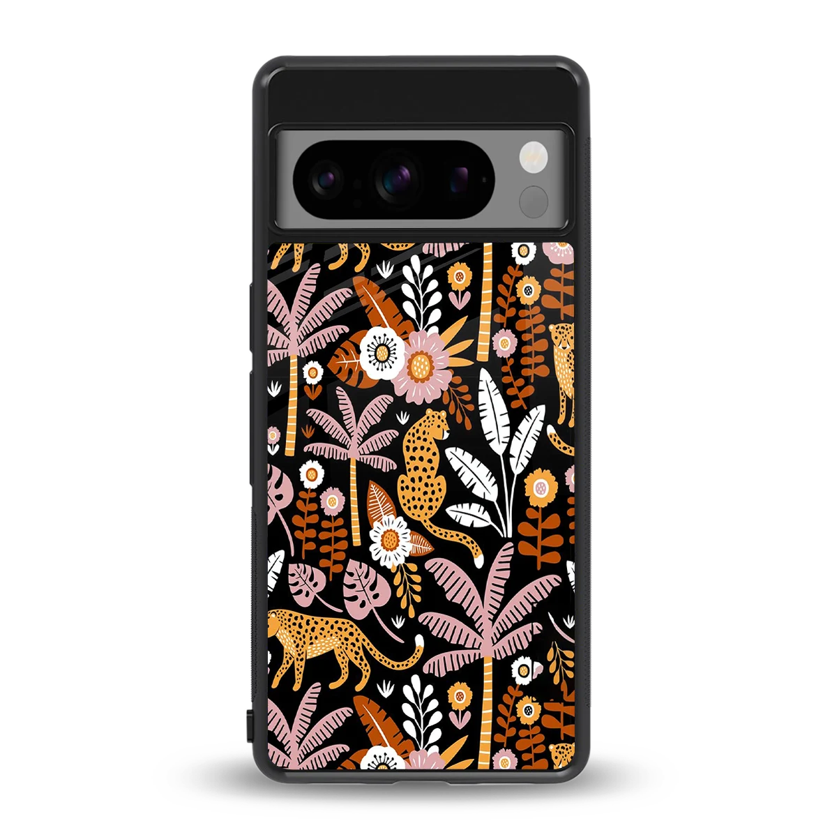 Exotic Paradise back phone cover | glass case for google pixel 8 pro